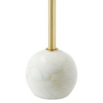 Aliza Round White Marble Side Table - Image 18