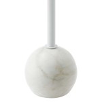 Aliza Round White Marble Side Table - Image 28