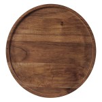 Amina Round Acacia Wood Side Table - Image 7