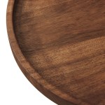 Amina Round Acacia Wood Side Table - Image 8