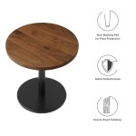 Viva Round Acacia Wood Side Table - Image 3