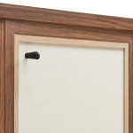 Capri 33" Wood Grain Storage Cabinet - Image 8