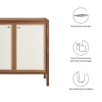 Capri 33" Wood Grain Storage Cabinet - Image 3