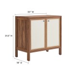Capri 33" Wood Grain Storage Cabinet - Image 4