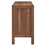 Capri 65" Wood Grain Sideboard Storage Cabinet - Image 5