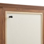 Capri 65" Wood Grain Sideboard Storage Cabinet - Image 8