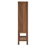 Capri Tall Wood Grain Standing Storage Cabinet - Image 5