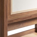 Capri Tall Wood Grain Standing Storage Cabinet - Image 8