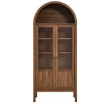 Tessa Tall Arched Storage Display Cabinet - Image 26