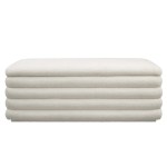 Mezzo Boucle Upholstered Storage Bench - Image 6