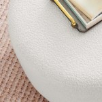 Tilden Large 23" Round Boucle Upholstered Upholstered Ottoman - Image 9