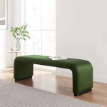 Koda Performance Velvet Waterfall Long Bench - Image 18
