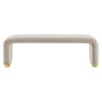 Koda Performance Velvet Waterfall Long Bench - Image 24