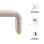 Koda Performance Velvet Waterfall Long Bench - Image 21