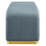 Koda Performance Velvet Waterfall Long Bench - Image 32