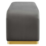 Koda Performance Velvet Waterfall Long Bench - Image 50