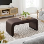 Koda Performance Velvet Waterfall Ottoman - Image 11