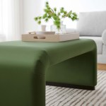 Koda Performance Velvet Waterfall Ottoman - Image 20