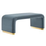 Koda Performance Velvet Waterfall Ottoman - Image 32