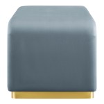 Koda Performance Velvet Waterfall Ottoman - Image 35