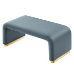 Koda Performance Velvet Waterfall Ottoman - Image 37