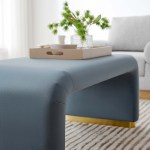 Koda Performance Velvet Waterfall Ottoman - Image 40