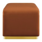 Koda Performance Velvet Waterfall Ottoman - Image 45