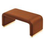 Koda Performance Velvet Waterfall Ottoman - Image 47