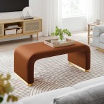 Koda Performance Velvet Waterfall Ottoman - Image 51