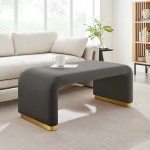 Koda Performance Velvet Waterfall Ottoman - Image 59
