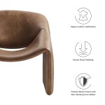 Vivi Vegan Leather Accent Chair - Image 3