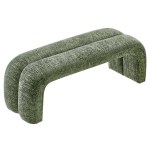 Dax 50.5" Chenille Upholstered Accent Bench - Image 6