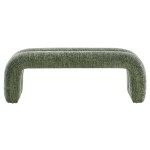 Dax 50.5" Chenille Upholstered Accent Bench - Image 7