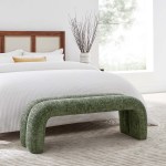 Dax 50.5" Chenille Upholstered Accent Bench - Image 9