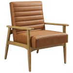 Jensen Vegan Leather Accent Chair - Image 2