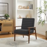 Jensen Vegan Leather Accent Chair - Image 28