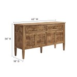 Elysian 62" Wood Sideboard - Image 5