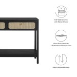 Chaucer Wood Entryway Console Table - Image 3