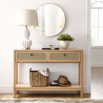 Chaucer Wood Entryway Console Table - Image 20
