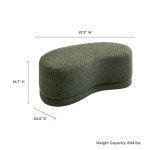Nimbus 48" Upholstered Ottoman Bench - Image 28