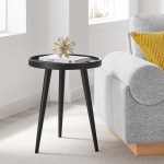 Chiro Round Wood Side Table - Image 8