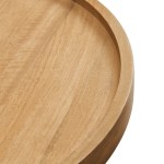 Chiro Round Wood Side Table - Image 15