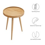 Chiro Round Wood Side Table - Image 11