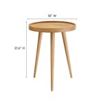 Chiro Round Wood Side Table - Image 12