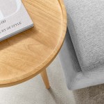 Chiro Round Wood Side Table - Image 17