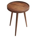 Chiro Round Wood Side Table - Image 21
