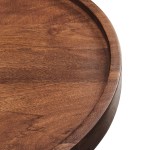 Chiro Round Wood Side Table - Image 23