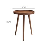 Chiro Round Wood Side Table - Image 20