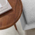 Chiro Round Wood Side Table - Image 25