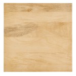 Zora Square Wood and Metal Side Table - Image 7